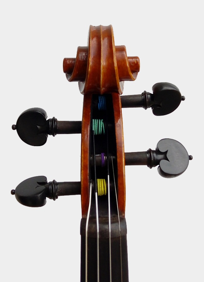 Violon Le Nimbe entier violon rouge acoustique fabriqué main en France acoustique qualité prix